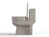 Easy clean Ashby Lift D Shape Toilet Raiser for straight sided toilets