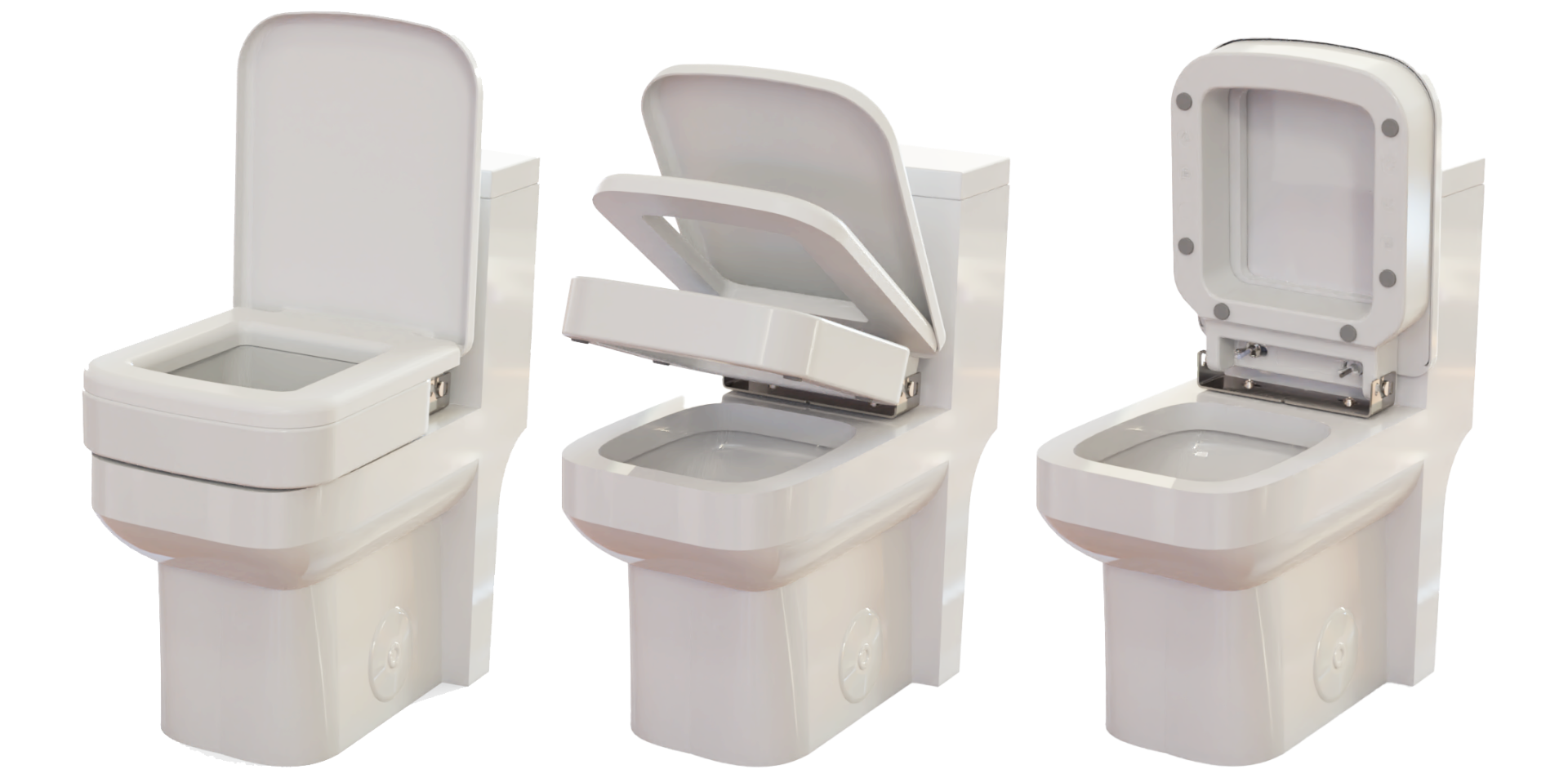 Ashby Lift Square Toilet Raiser | Langham